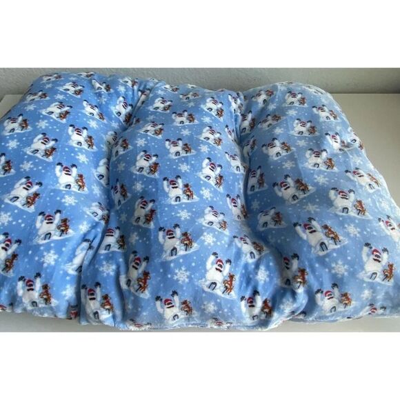 Rudolph The Red Nose Reindeer Bumble Pillow Dog Pet Bed Christmas 26X39” NEW - Picture 13 of 16